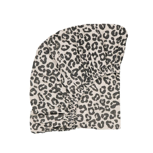 Mono Animal Print Fitted Sheet