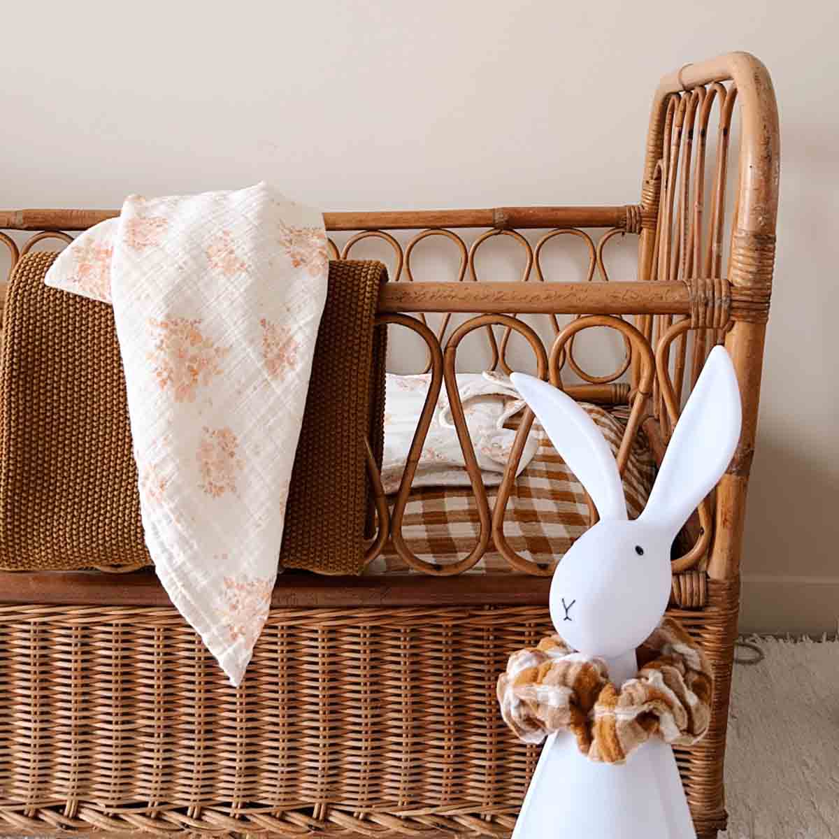 SCRUNCHIE VICHY CARAMEL