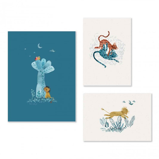 Three Poster Collection - Sous Mon Baobab