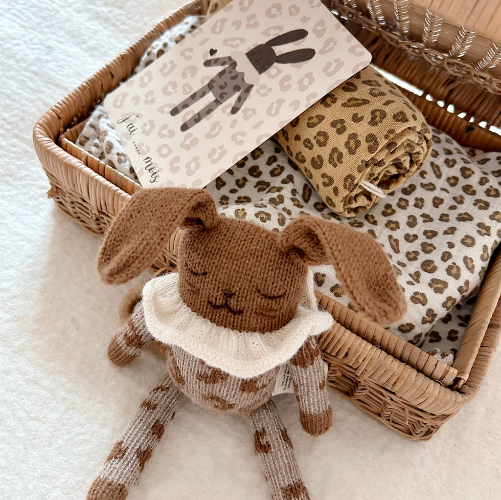 BIANCA SWADDLE MINI LEOPARD COFFEE