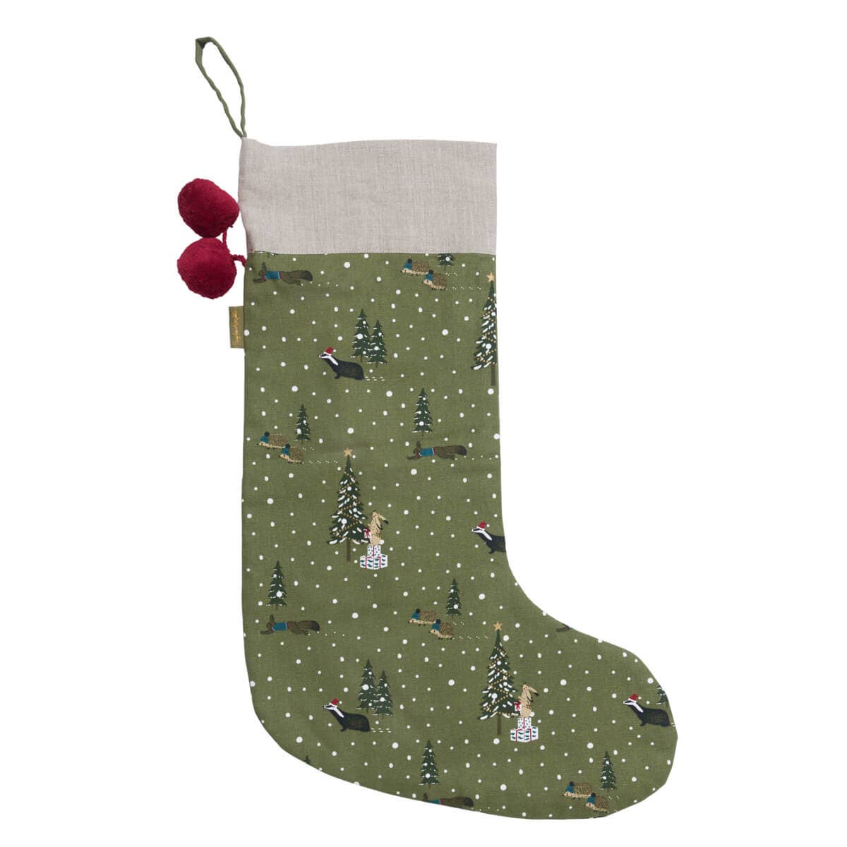 Festive Forest Christmas Stocking - Rockermumma