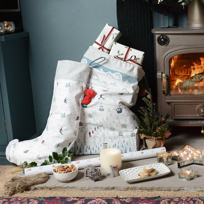 Skiing On the Piste Christmas Sack
