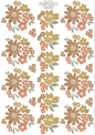 4 SHEETS OF WALL STICKERS DITSY