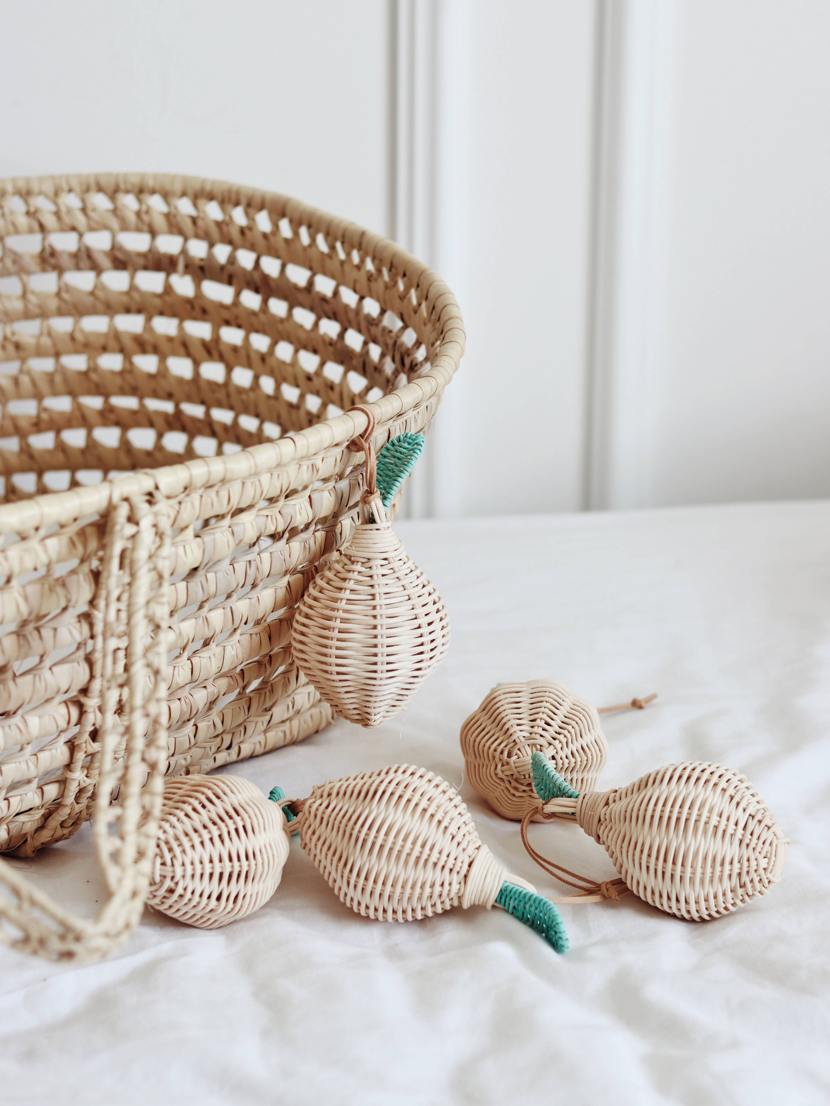 Rattan Lemon Rattle Play Accessories