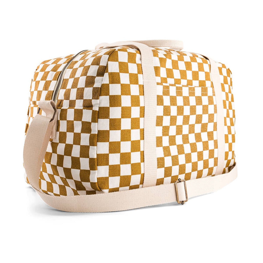 RAPHAEL DIAPER BAG - WEEKEND BAG CHECKERBOARD