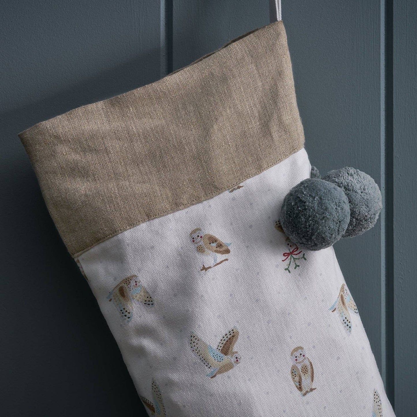 Snowy Owls Christmas Stocking
