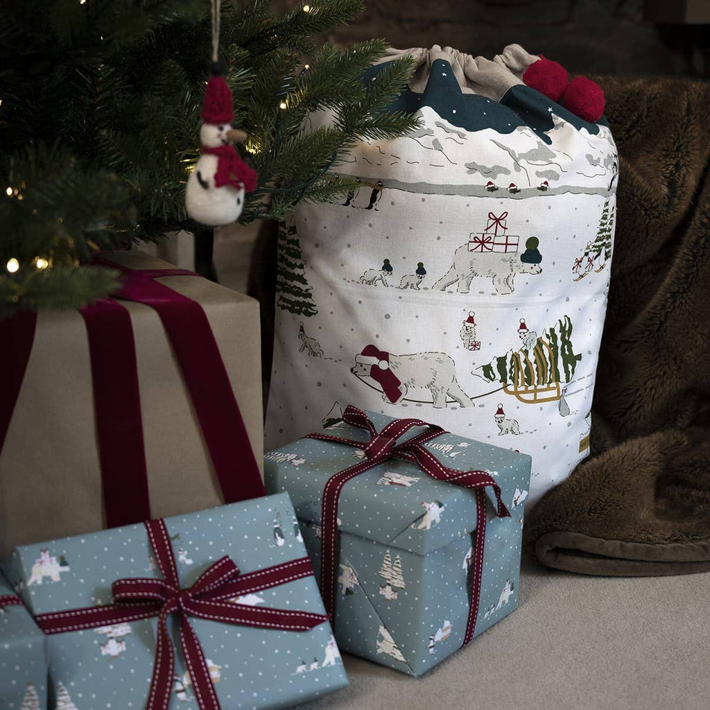 Snow Season Christmas Sack