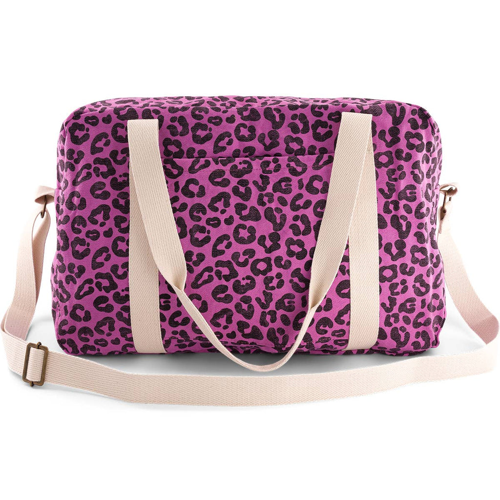 RAPHAEL MANTERNITY BAG - WEEKEND BAG - ORCHID LEOPARD