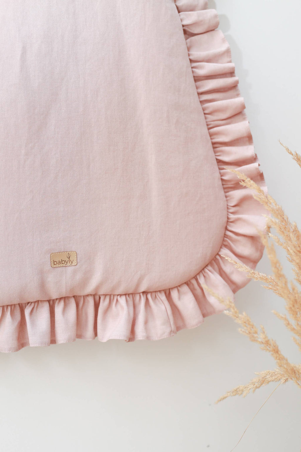 Linen baby sleeping bag frills -2 colors / 1, 1.5, 2.5 TOG