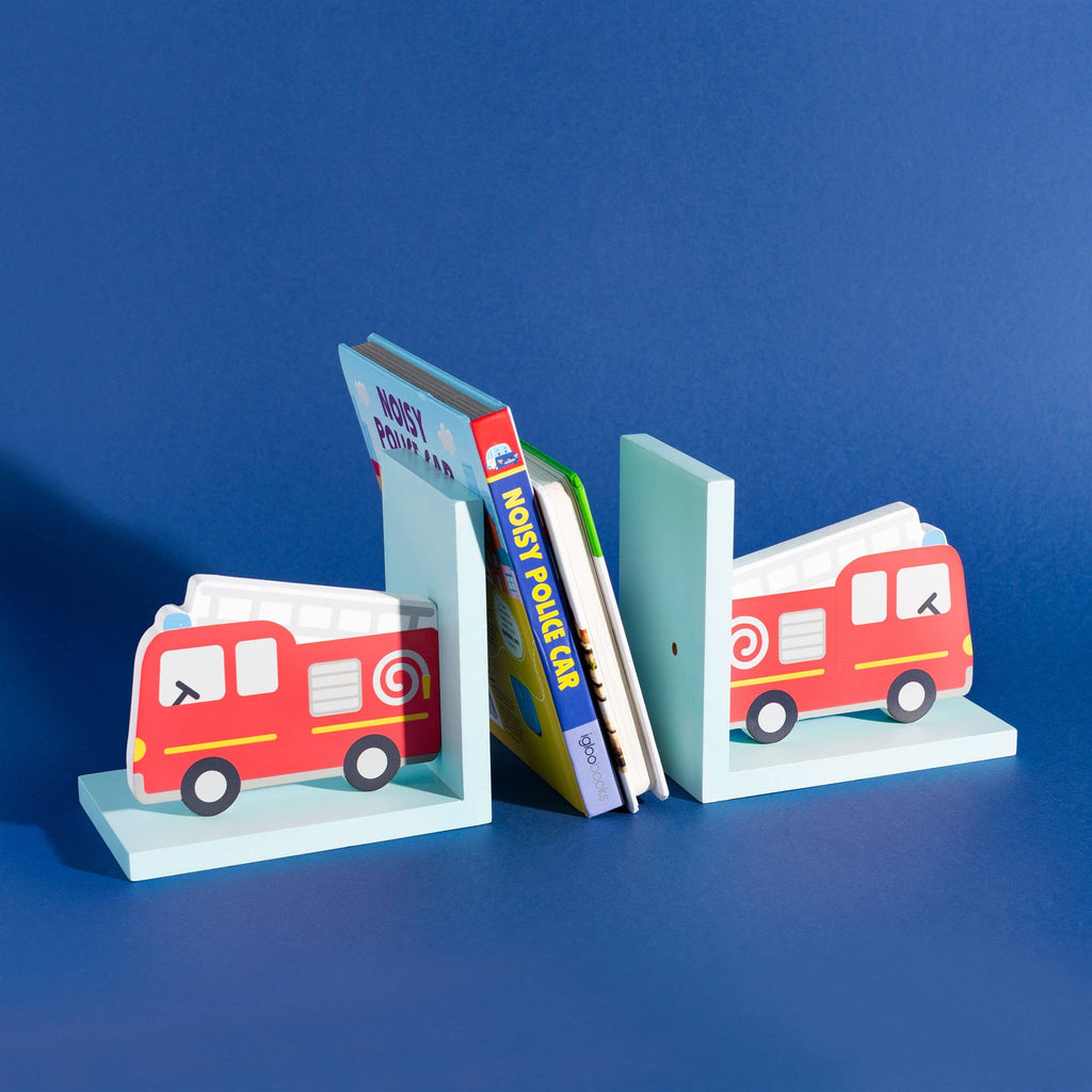 Fire Engine Bookends