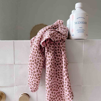 BIANCA SWADDLE MINI LEOPARD CANDY PINK