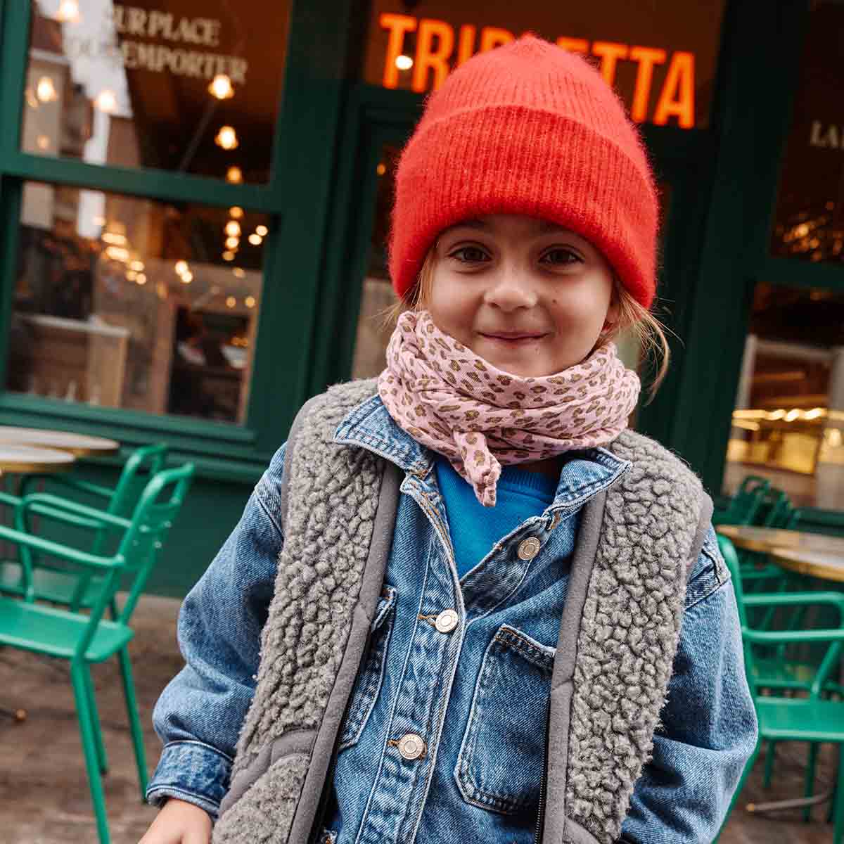 BIANCA SWADDLE MINI LEOPARD CANDY PINK