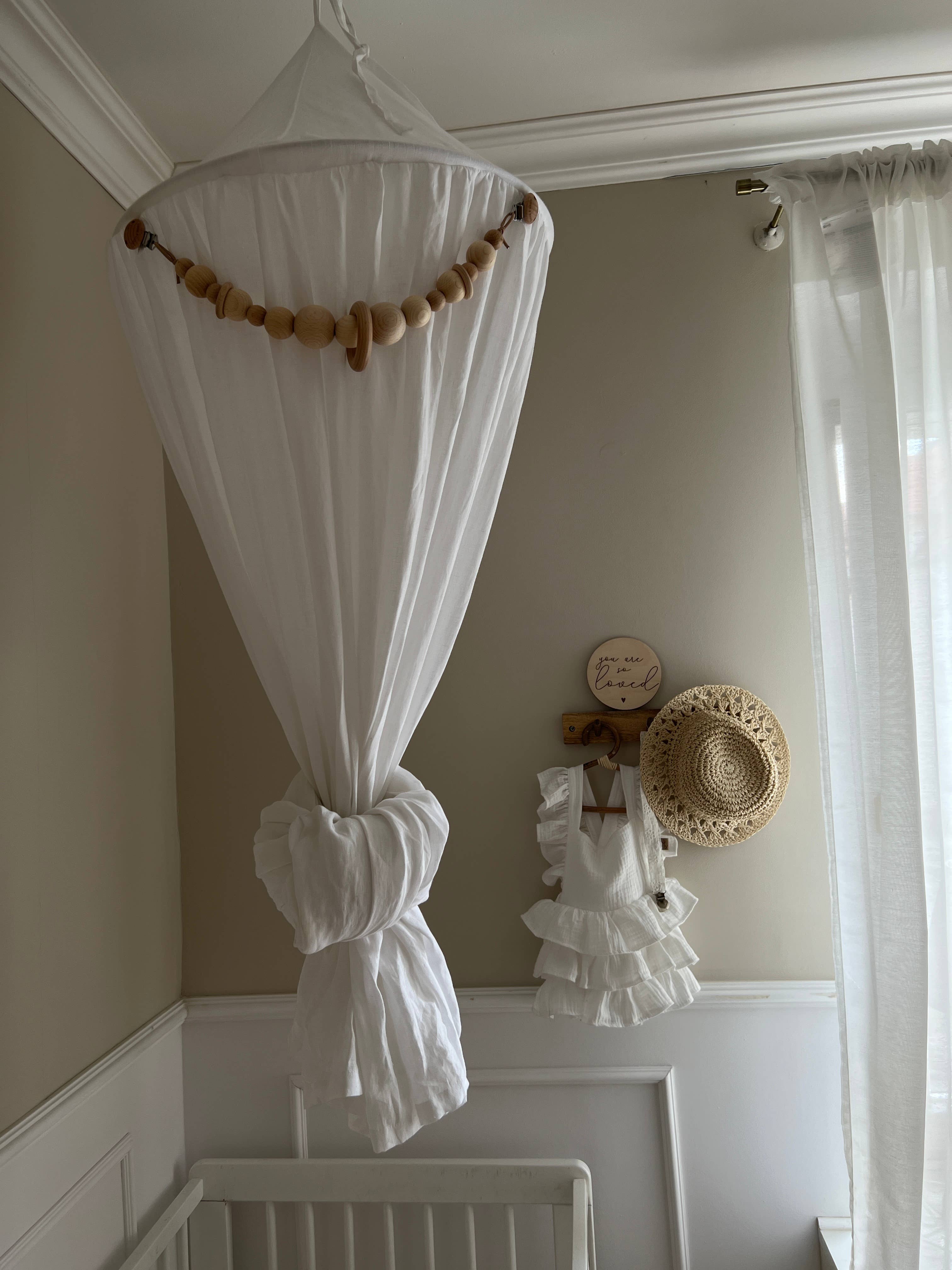 Linen canopy/ linen baldachin (3 colours)