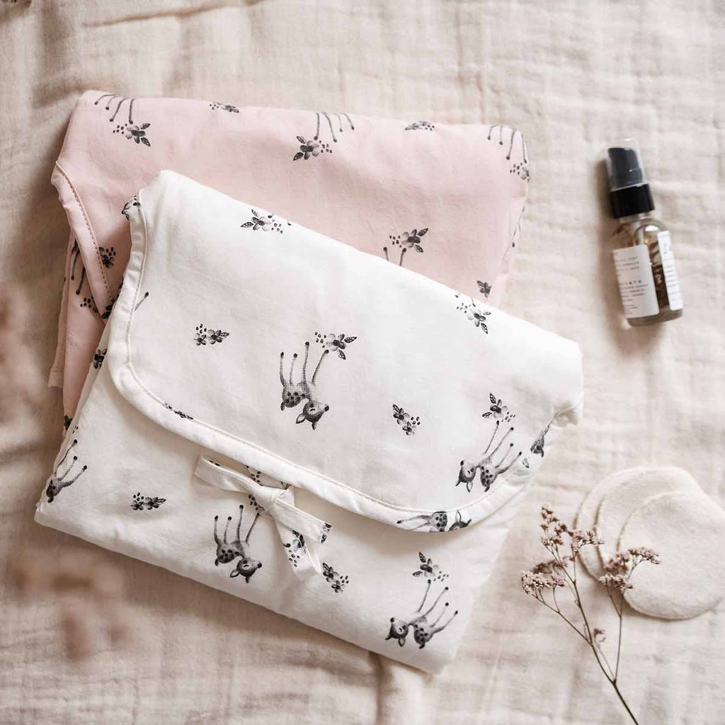 CHARLY NOMAD BABY CHANGING MAT FAWN ECRU - Rockermumma