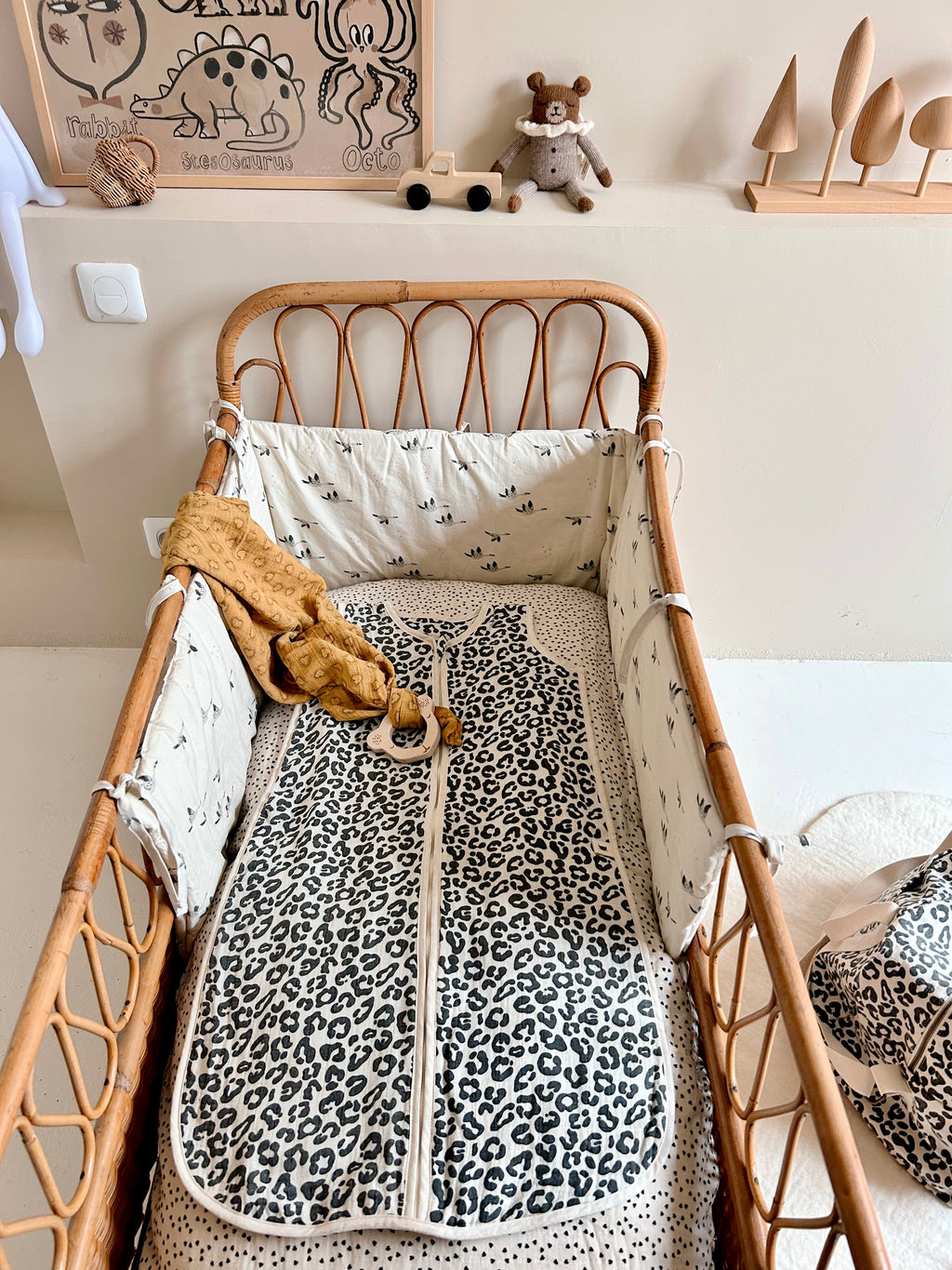 Leopard print Sleep Sack aged 3 - 18 months 0.5 Tog