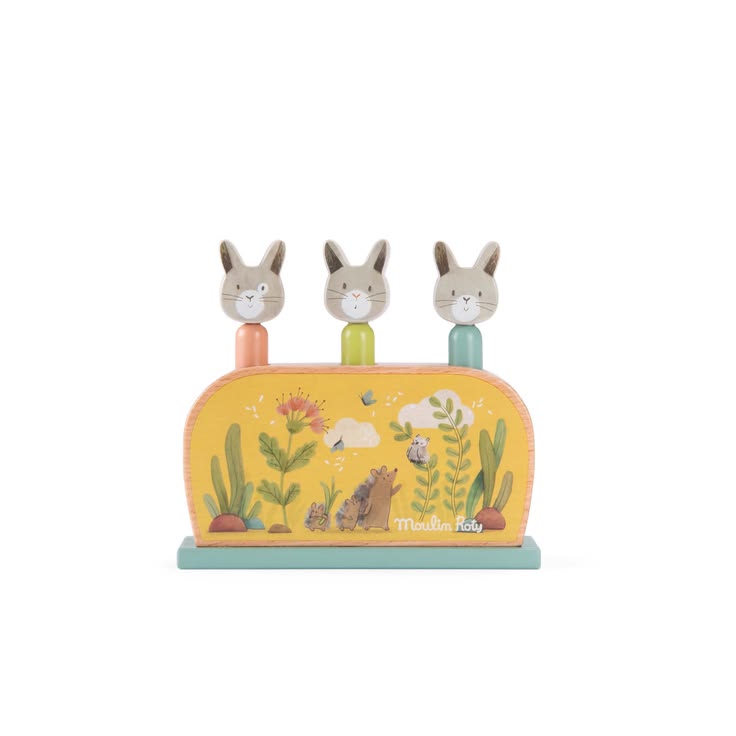 Pop up toy Trois Petits Lapins