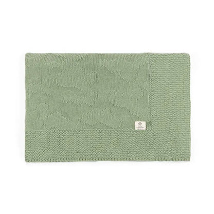 Sage Green Organic Cotton Blanket