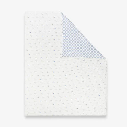 AVERY ROW WAVES TODDLER BED SET IN BLUE