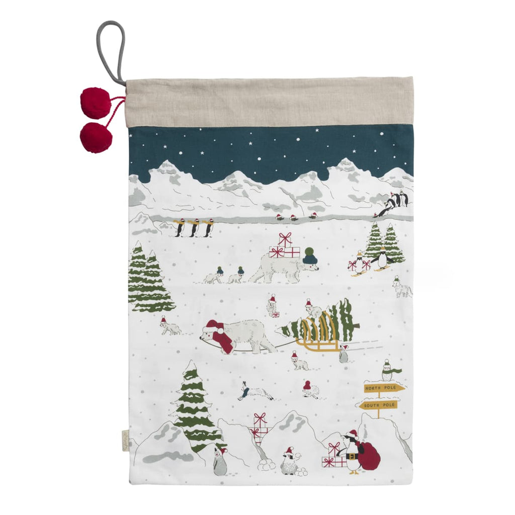 Snow Season Christmas Sack