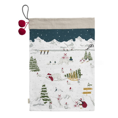 Snow Season Christmas Sack
