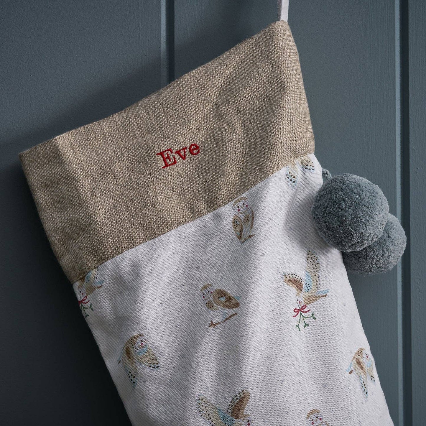 Snowy Owls Christmas Stocking