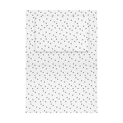 BED LINEN SET BLACK HEART