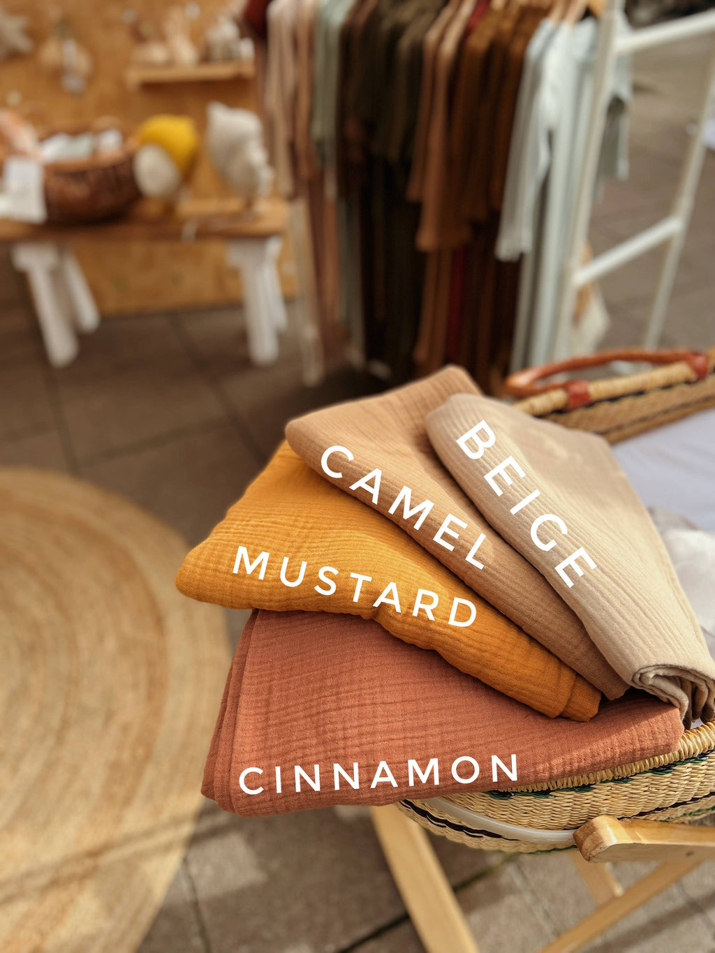 Organic Muslin Blankets Neutral Colors Extra Large - Rockermumma