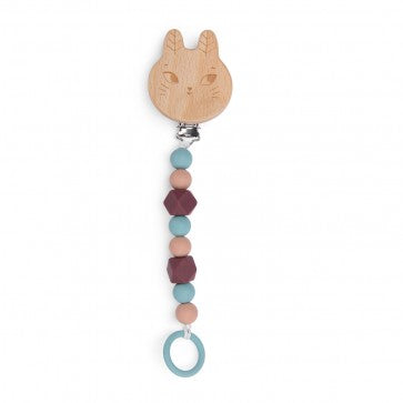 Rabbit Soother holder  - Part of the 'After the Rain' Collection