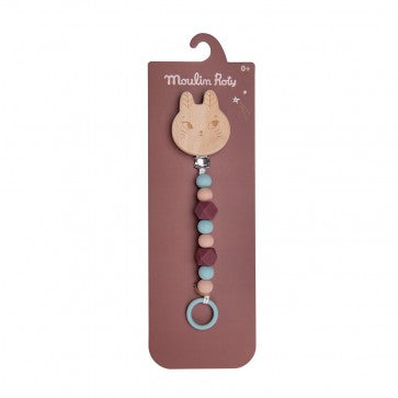 Rabbit Soother holder  - Part of the 'After the Rain' Collection