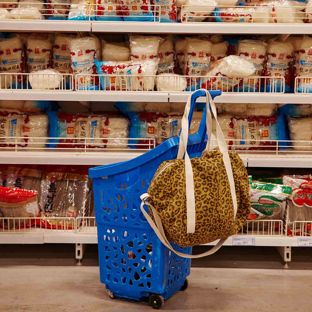 WEEKEND BAG - NAPPY BAG RAPHAEL  - CARAMEL LEOPARD