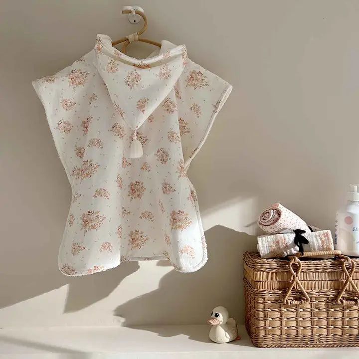 Muslin Blanket in Bouquet design