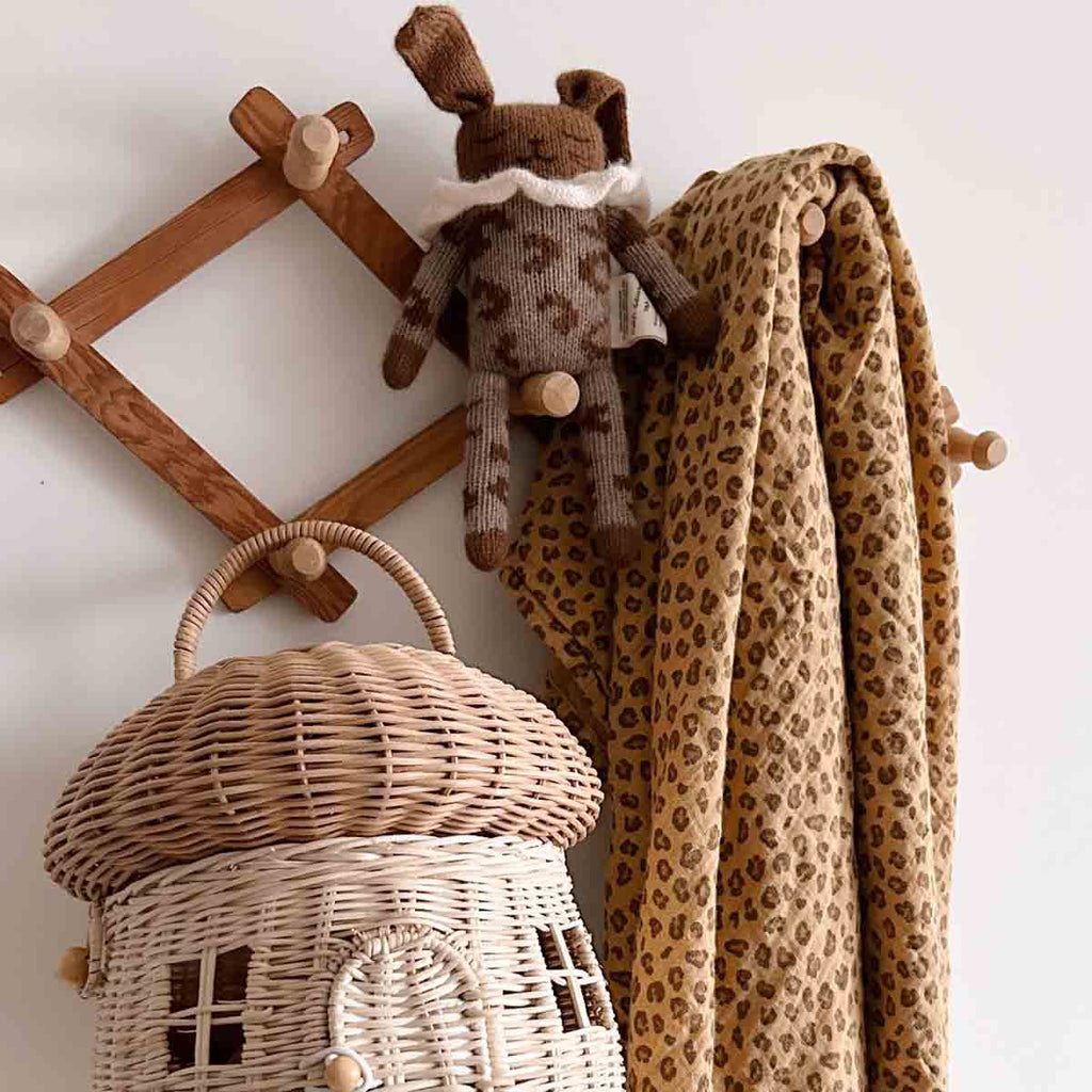 BIANCA SWADDLE MINI LEOPARD COFFEE