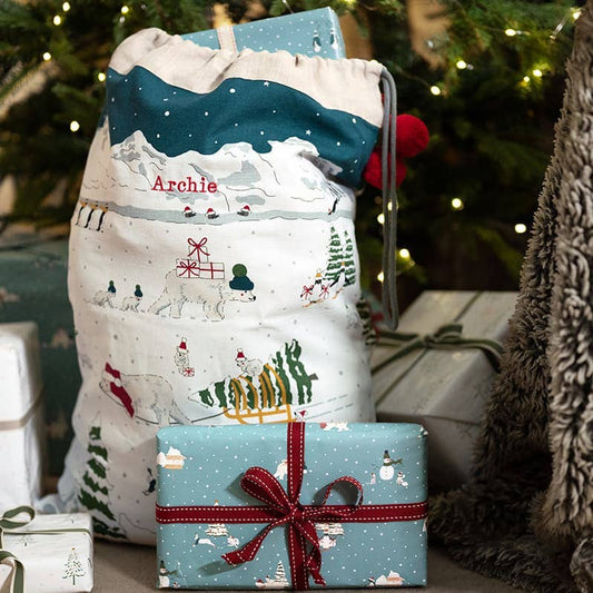 Snow Season Christmas Sack