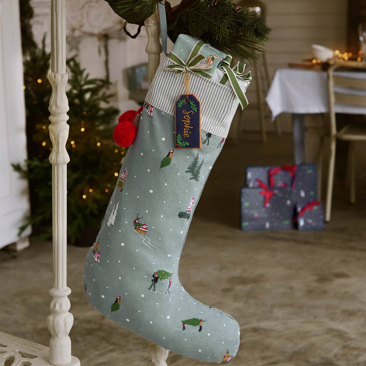 Home for Christmas Stocking