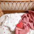 BABY COTTON BLANKET PINK BLUSH