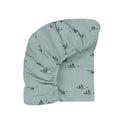 OLIVIA FITTED SHEET GOOSE BLUE