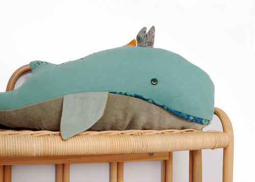Blue Whale Cushion