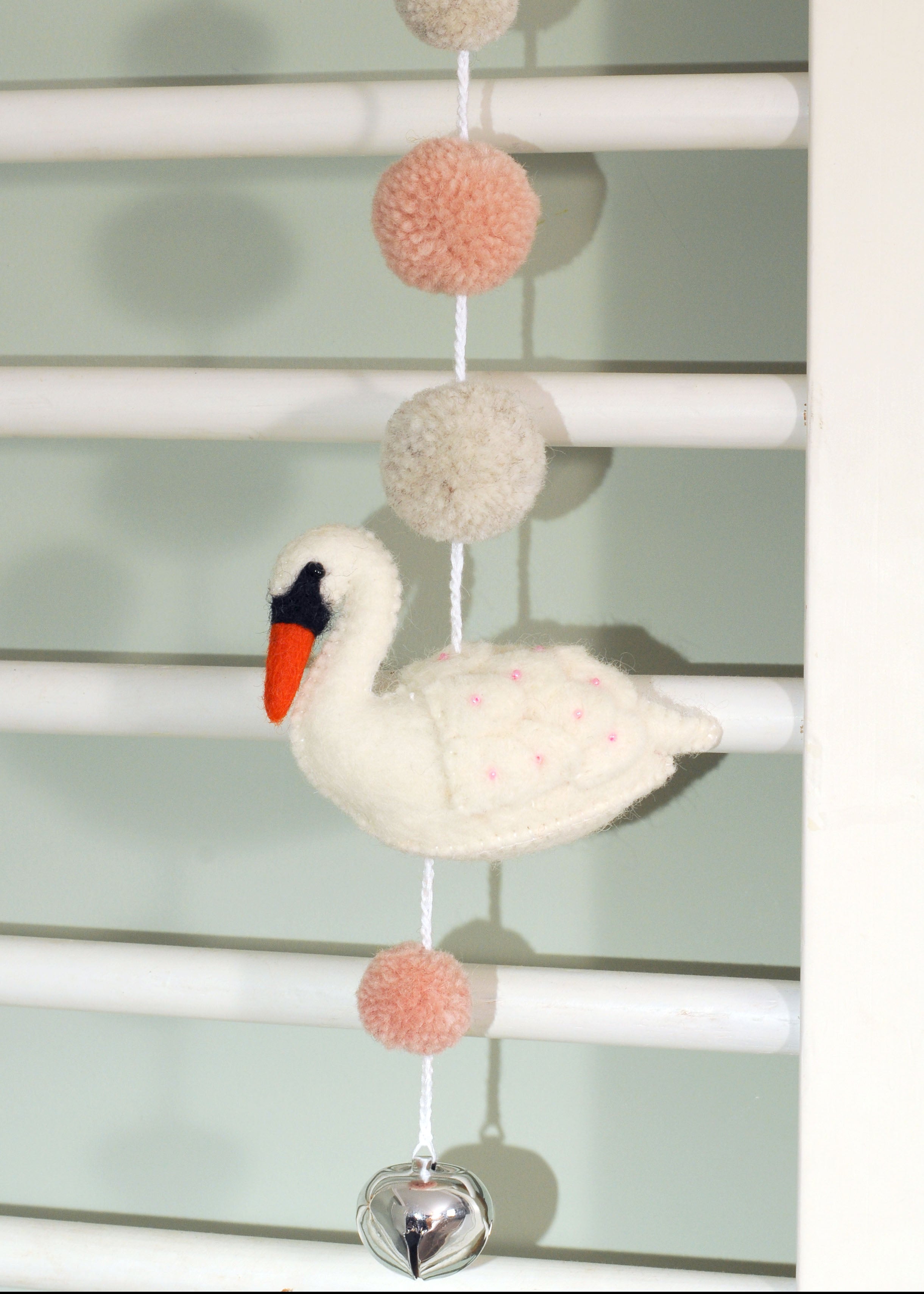 Felt Swan Garland